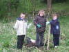Primary 7 children planting Trees 2007
